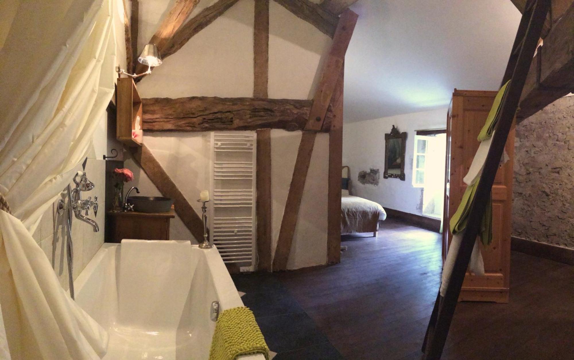 Bed and Breakfast Moulin De Bapaumes Nérac Habitación foto